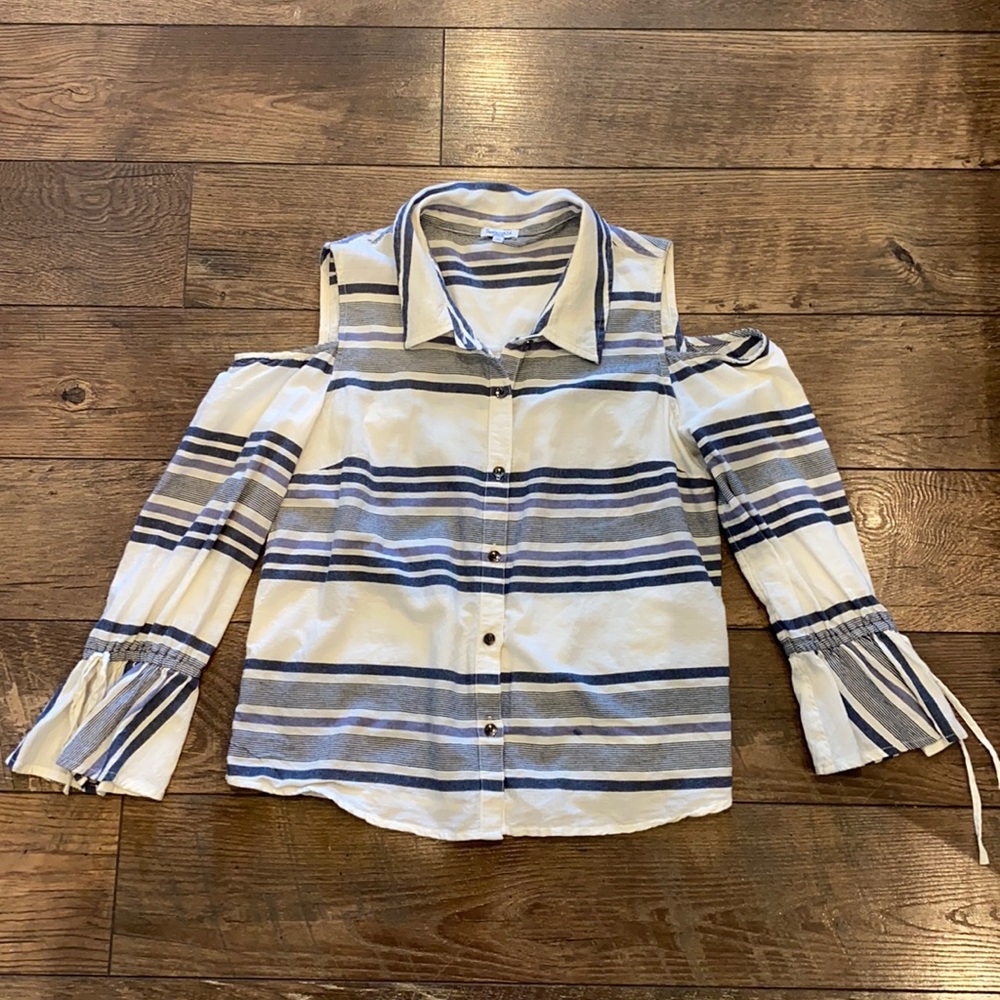 Splendid Medium Cold Shoulder Blouse